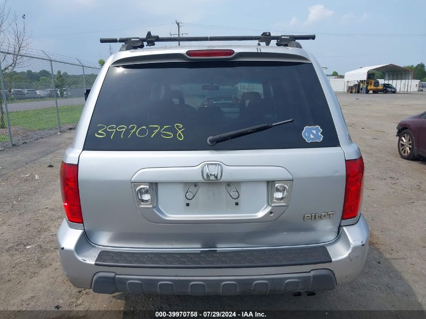 2004 Honda Pilot Ex-L VIN: 2HKYF18524H556228 Lot: 39970758