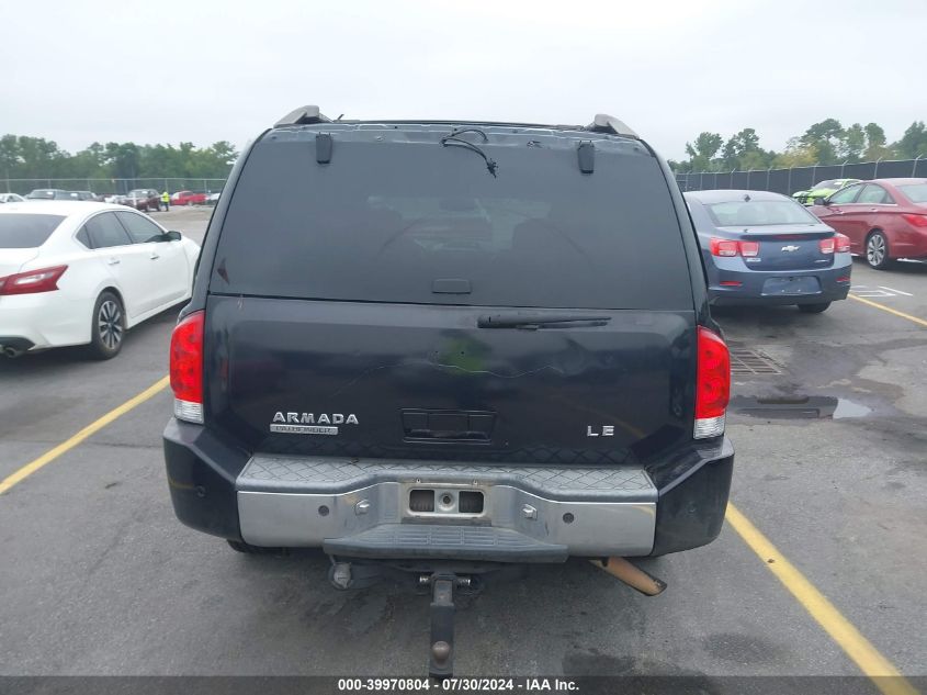 2004 Nissan Armada Se/Le VIN: 5N1AA08A44N724714 Lot: 39970804