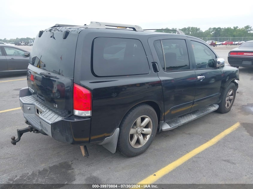 2004 Nissan Armada Se/Le VIN: 5N1AA08A44N724714 Lot: 39970804