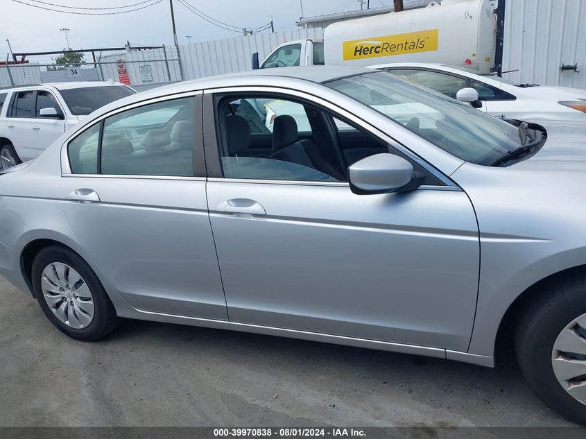 2009 Honda Accord 2.4 Lx VIN: 1HGCP263X9A179081 Lot: 39970838