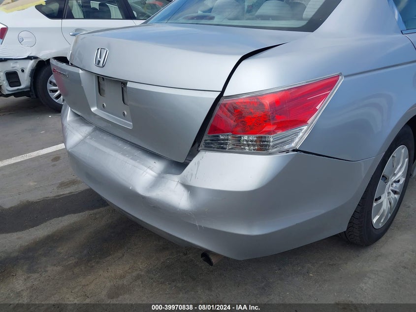 2009 Honda Accord 2.4 Lx VIN: 1HGCP263X9A179081 Lot: 39970838