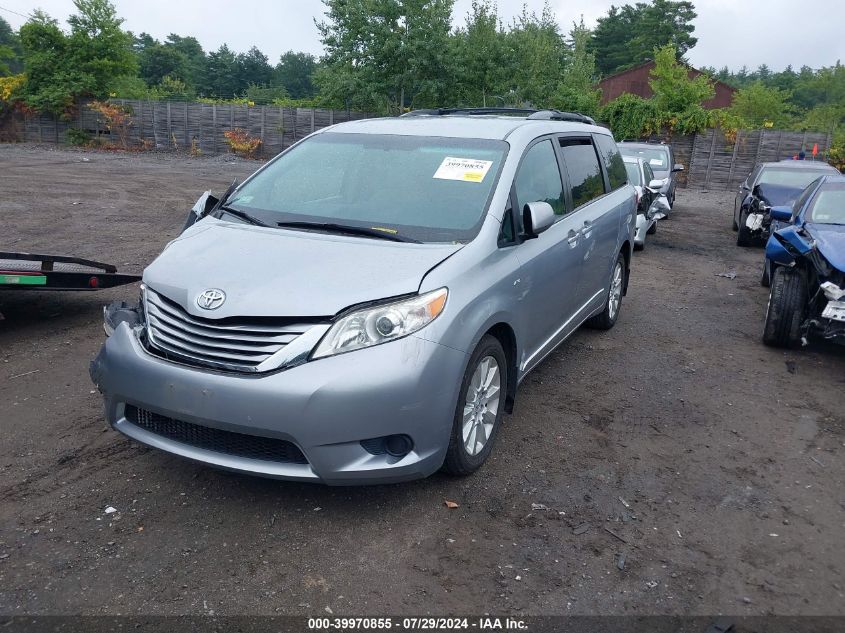 5TDJK3DCXGS132209 2016 TOYOTA SIENNA - Image 2