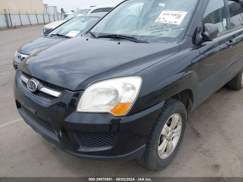 2009 Kia Sportage Lx VIN: KNDJF724597627180 Lot: 39970891