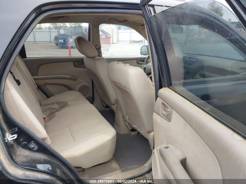 2009 Kia Sportage Lx VIN: KNDJF724597627180 Lot: 39970891