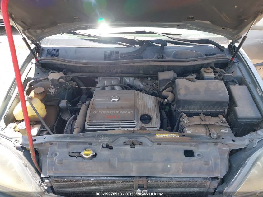 2000 Lexus Rx 300 VIN: JT6GF10U3Y0045717 Lot: 39970913