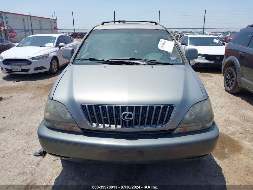 2000 Lexus Rx 300 VIN: JT6GF10U3Y0045717 Lot: 39970913