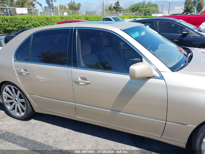 2001 Lexus Ls 430 VIN: JTHBN30F810042433 Lot: 39970951