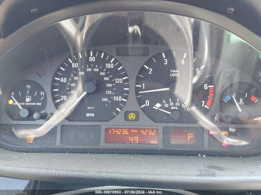 2001 BMW 325I VIN: WBAAV33491FU85224 Lot: 39970953