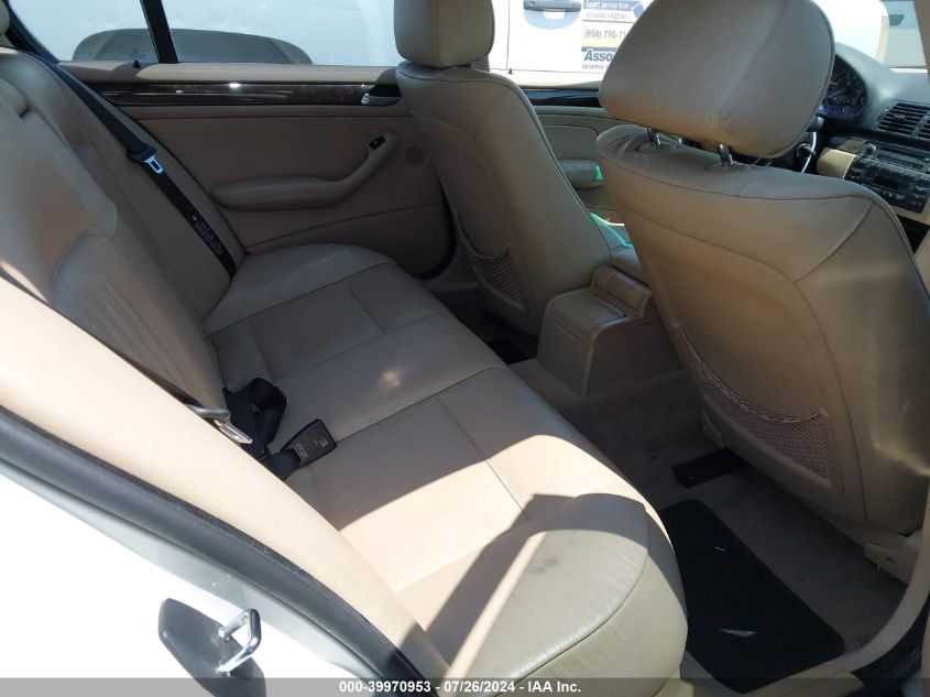 2001 BMW 325I VIN: WBAAV33491FU85224 Lot: 39970953