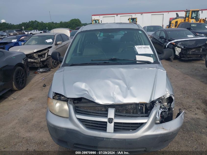 2006 Dodge Caravan Se VIN: 1D4GP25E56B725040 Lot: 39970990