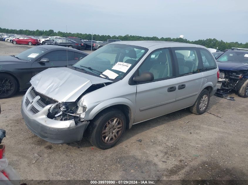 2006 Dodge Caravan Se VIN: 1D4GP25E56B725040 Lot: 39970990