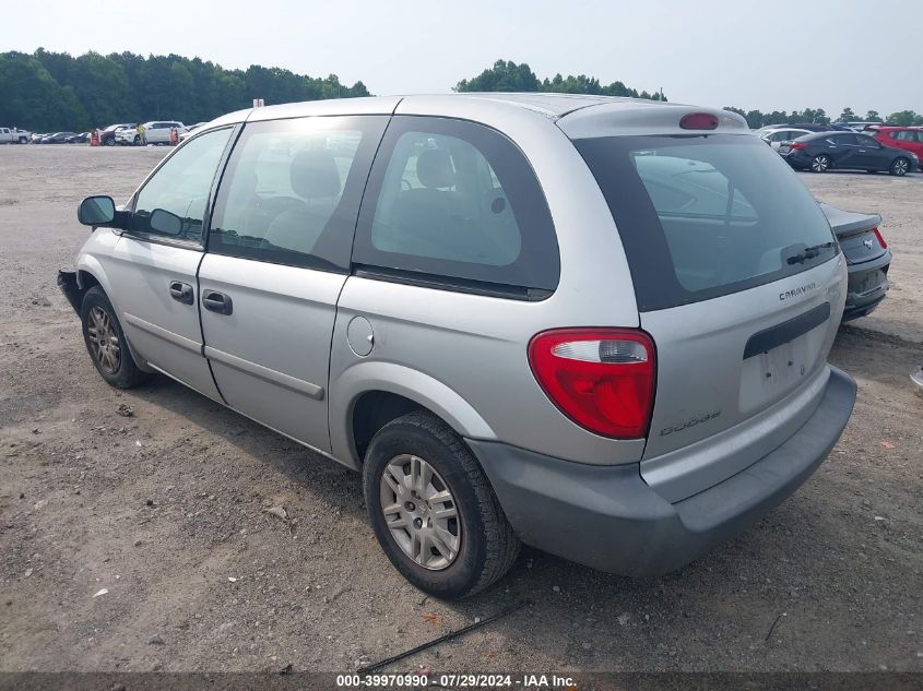 2006 Dodge Caravan Se VIN: 1D4GP25E56B725040 Lot: 39970990