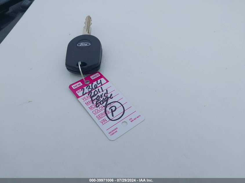 2011 Ford Edge Sel VIN: 2FMDK4JC6BBA18656 Lot: 39971006