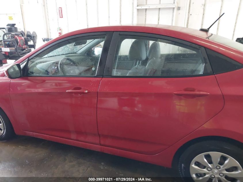 2017 Hyundai Accent Se VIN: KMHCT4AEXHU206352 Lot: 39971021