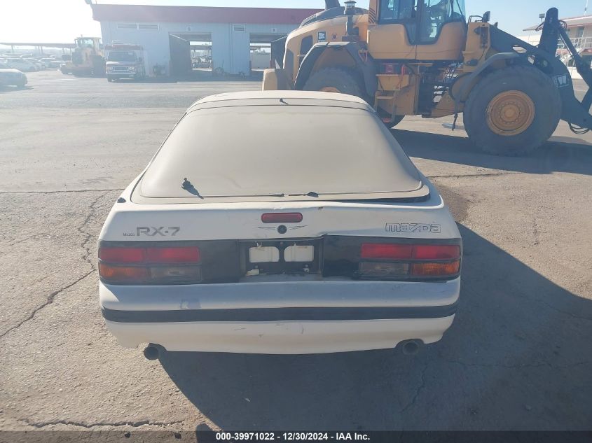 1986 Mazda Rx7 VIN: JM1FC3316G0108057 Lot: 39971022