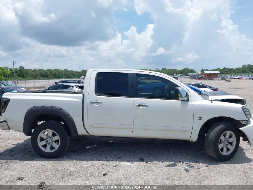 2004 Nissan Titan Se VIN: 1N6AA07BX4N532273 Lot: 39971070