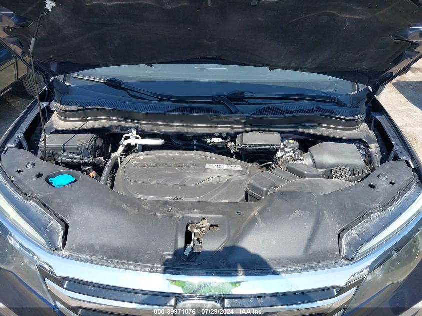 2017 Honda Pilot Elite VIN: 5FNYF6H03HB079895 Lot: 39971076