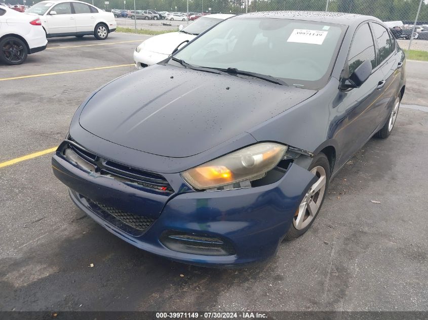 2015 Dodge Dart Sxt VIN: 1C3CDFBB9FD243623 Lot: 39971149