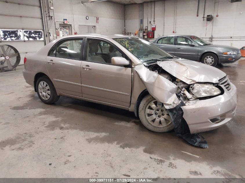 2003 Toyota Corolla Le VIN: 2T1BR32E43C151667 Lot: 39971151