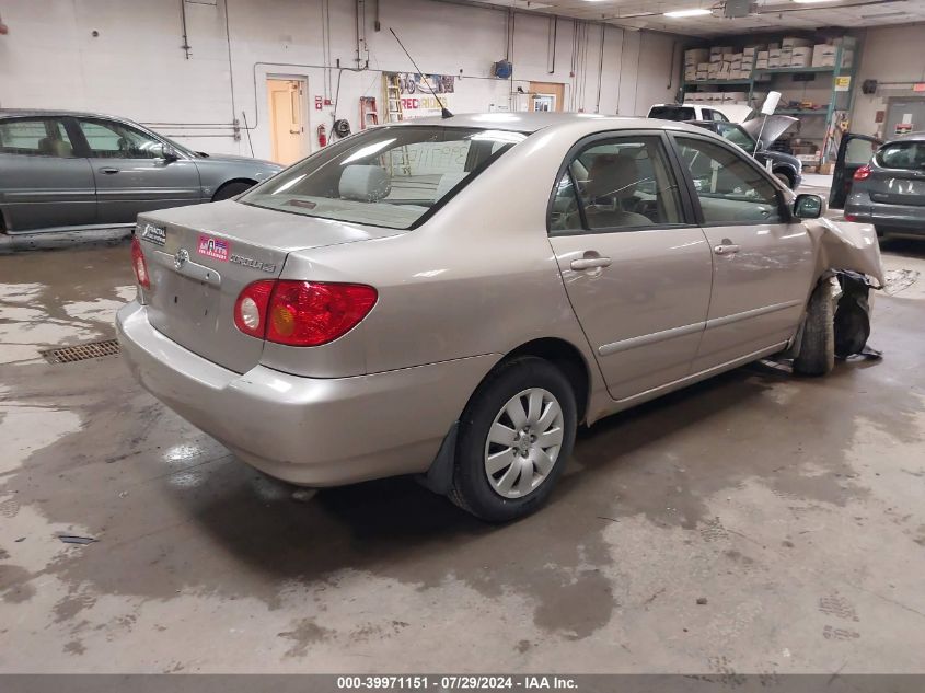 2003 Toyota Corolla Le VIN: 2T1BR32E43C151667 Lot: 39971151