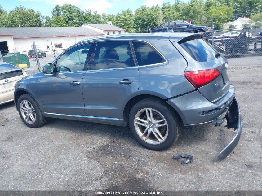 2017 Audi Q5 2.0T Premium VIN: WA1L2AFP3HA009504 Lot: 39971228