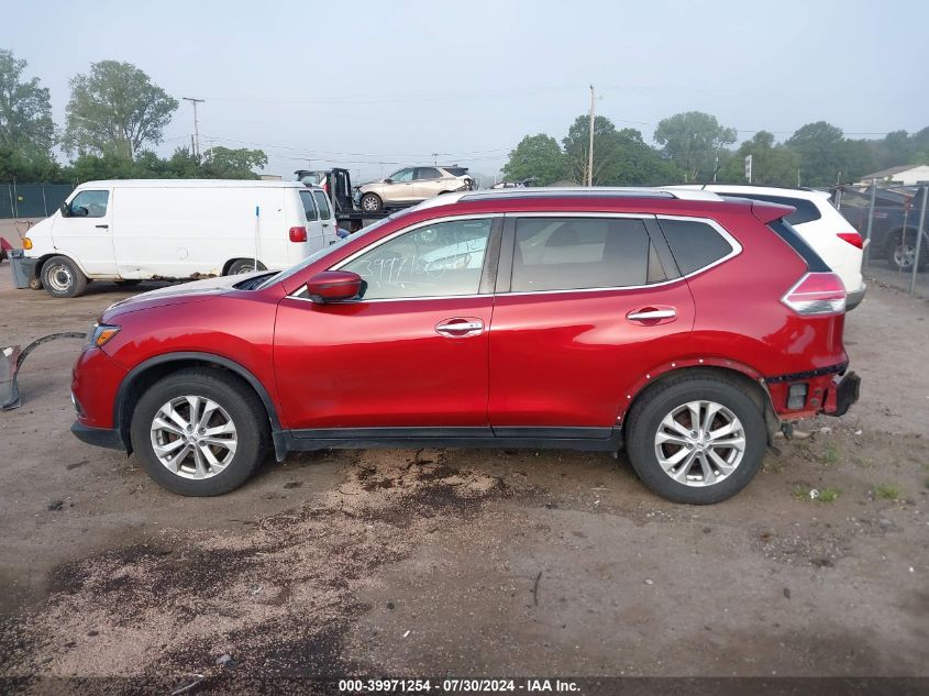 2016 Nissan Rogue S/Sl/Sv VIN: 5N1AT2MT0GC772689 Lot: 39971254