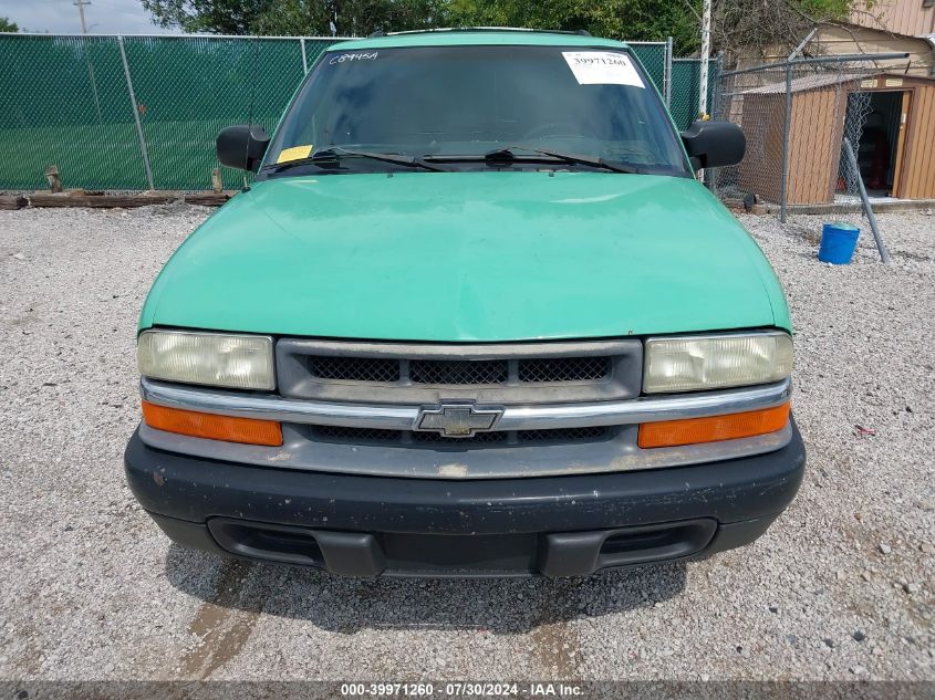 2003 Chevrolet Blazer Ls VIN: 1GNCS13X93K166863 Lot: 40812440