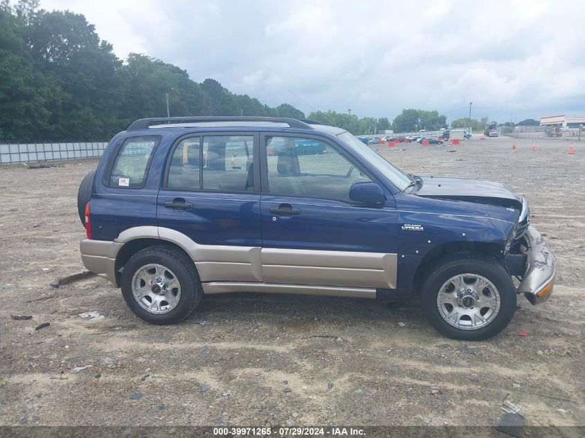 2001 Suzuki Grand Vitara Jlx/Jlx+/Limited VIN: JS3TD62V914166722 Lot: 39971265