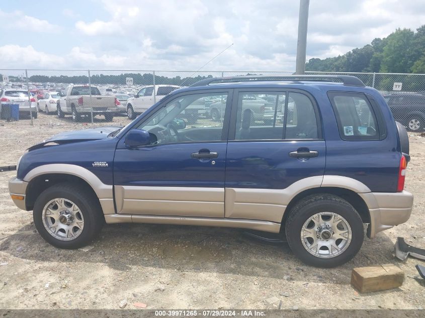 2001 Suzuki Grand Vitara Jlx/Jlx+/Limited VIN: JS3TD62V914166722 Lot: 39971265