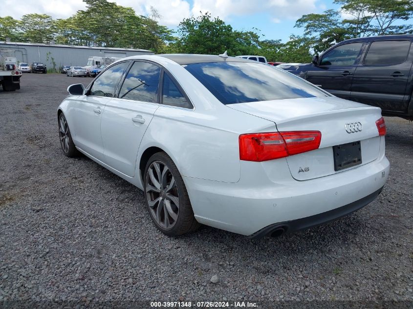 2013 Audi A6 2.0T Premium VIN: WAUGFAFC5DN022327 Lot: 39971348