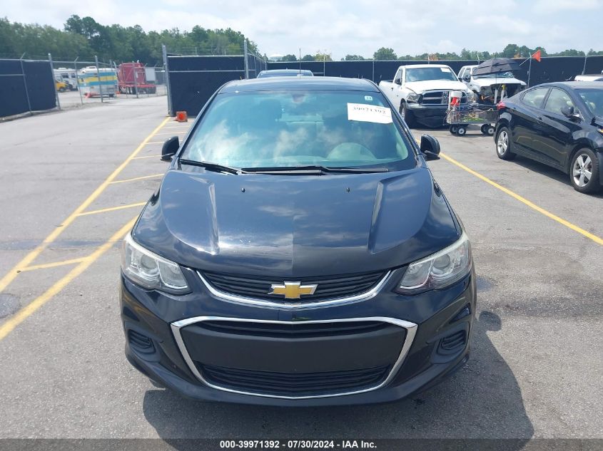 1G1JB5SH1H4130106 2017 Chevrolet Sonic Ls Auto