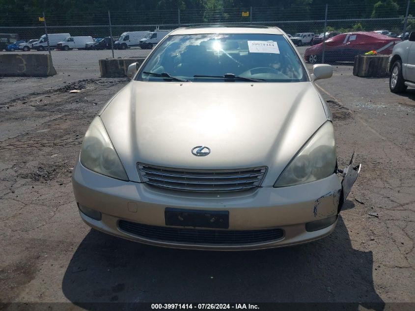 2003 Lexus Es 300 VIN: JTHBF30G630139171 Lot: 39971414