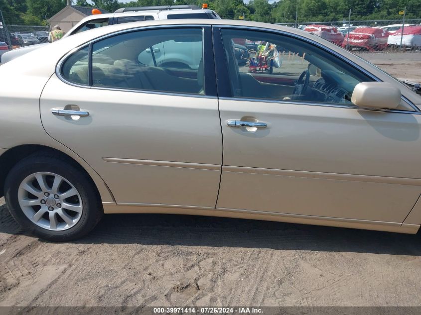 2003 Lexus Es 300 VIN: JTHBF30G630139171 Lot: 39971414