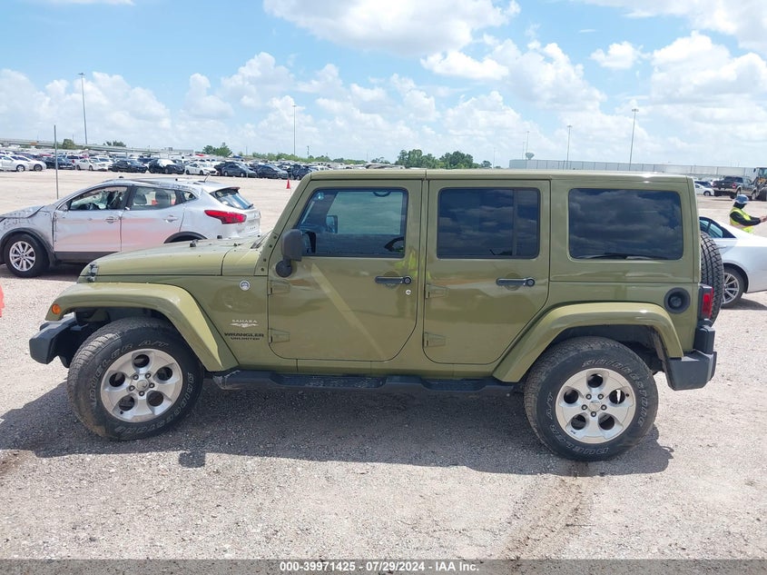 2013 Jeep Wrangler Unlimited Sahara VIN: 1C4BJWEGXDL632992 Lot: 39971425
