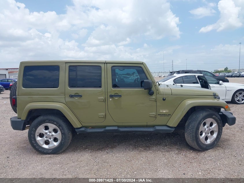 2013 Jeep Wrangler Unlimited Sahara VIN: 1C4BJWEGXDL632992 Lot: 39971425