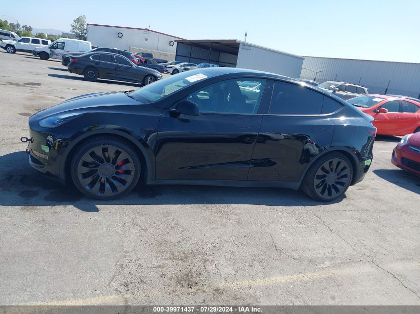 2023 TESLA MODEL Y AWD/PERFORMANCE DUAL MOTOR ALL-WHEEL DRIVE - 7SAYGDEF1PF682940