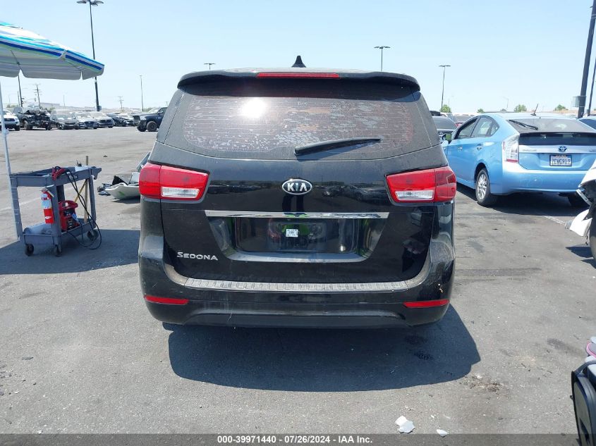 2018 Kia Sedona L VIN: KNDMA5C12J6398651 Lot: 39971440