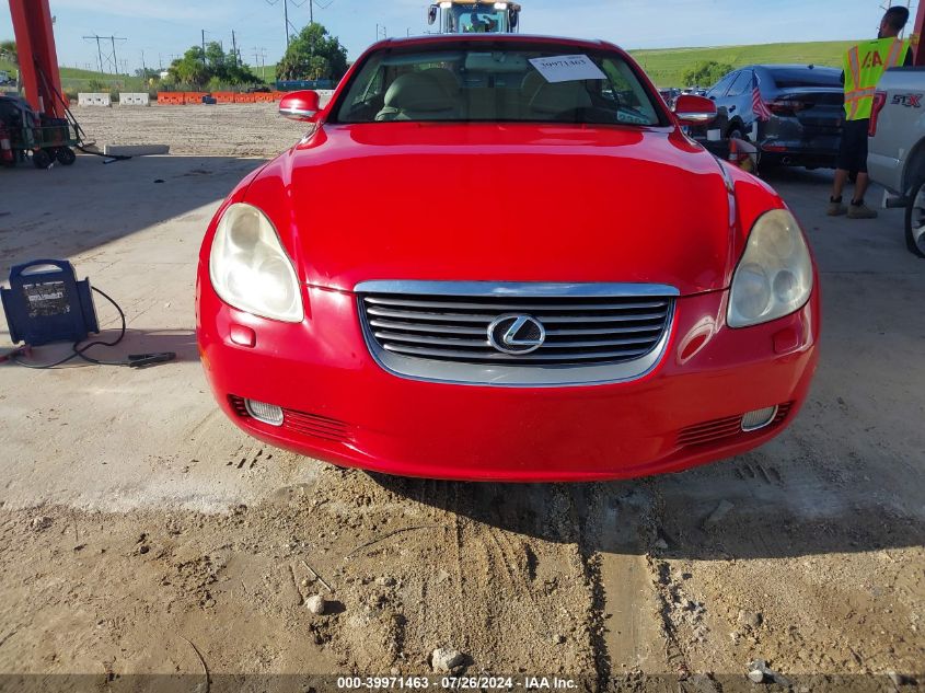 2002 Lexus Sc 430 VIN: JTHFN48Y520003670 Lot: 39971463