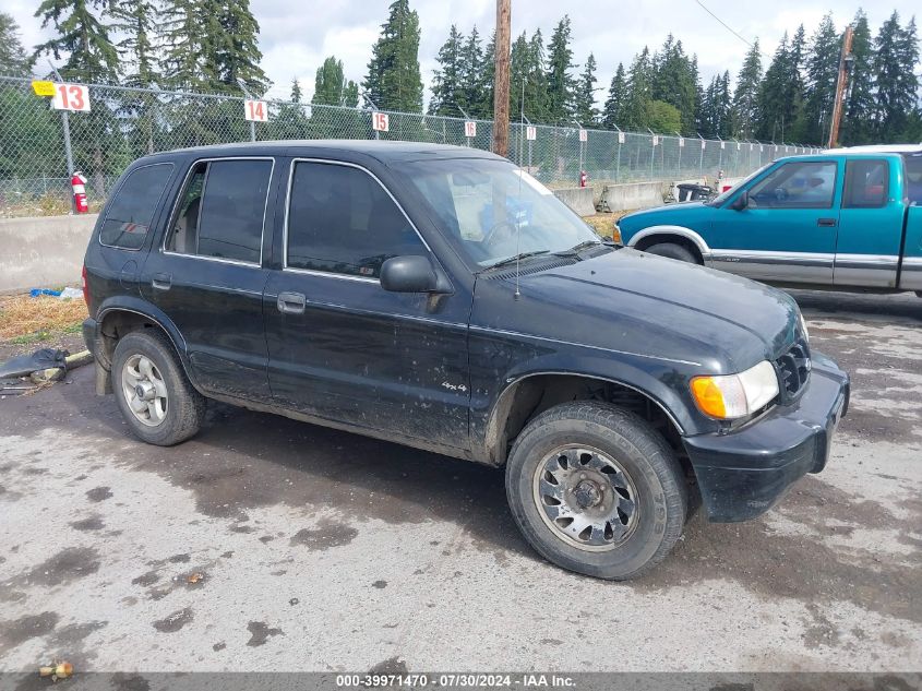 2001 Kia Sportage VIN: KNDJA723X15078582 Lot: 39971470