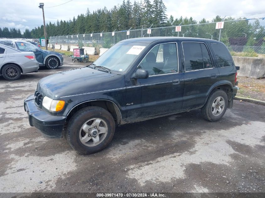 2001 Kia Sportage VIN: KNDJA723X15078582 Lot: 39971470