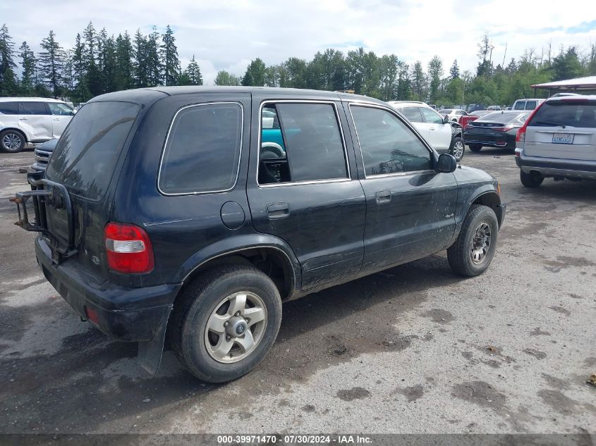 2001 Kia Sportage VIN: KNDJA723X15078582 Lot: 39971470