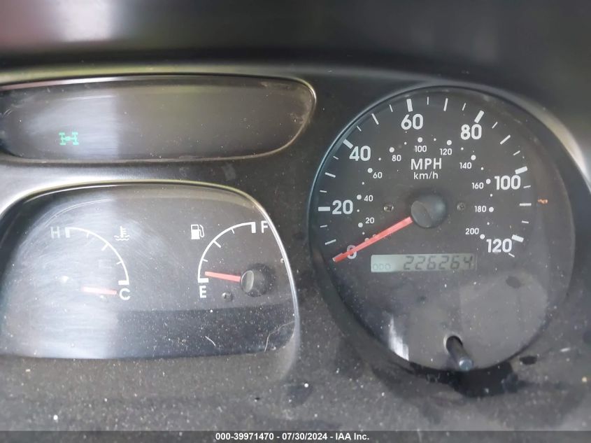 2001 Kia Sportage VIN: KNDJA723X15078582 Lot: 39971470