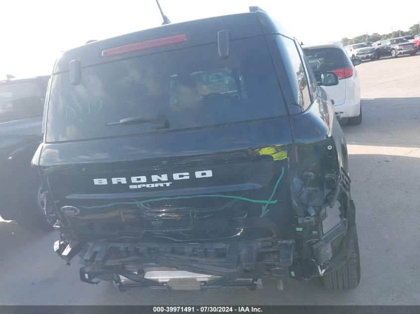 2024 Ford Bronco Sport Big Bend VIN: 3FMCR9B69RRE11768 Lot: 39971491