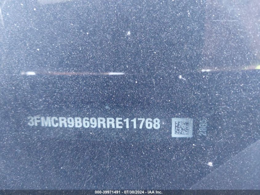 2024 Ford Bronco Sport Big Bend VIN: 3FMCR9B69RRE11768 Lot: 39971491
