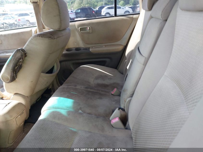 2005 Toyota Highlander VIN: JTEGD21A350119623 Lot: 39971540