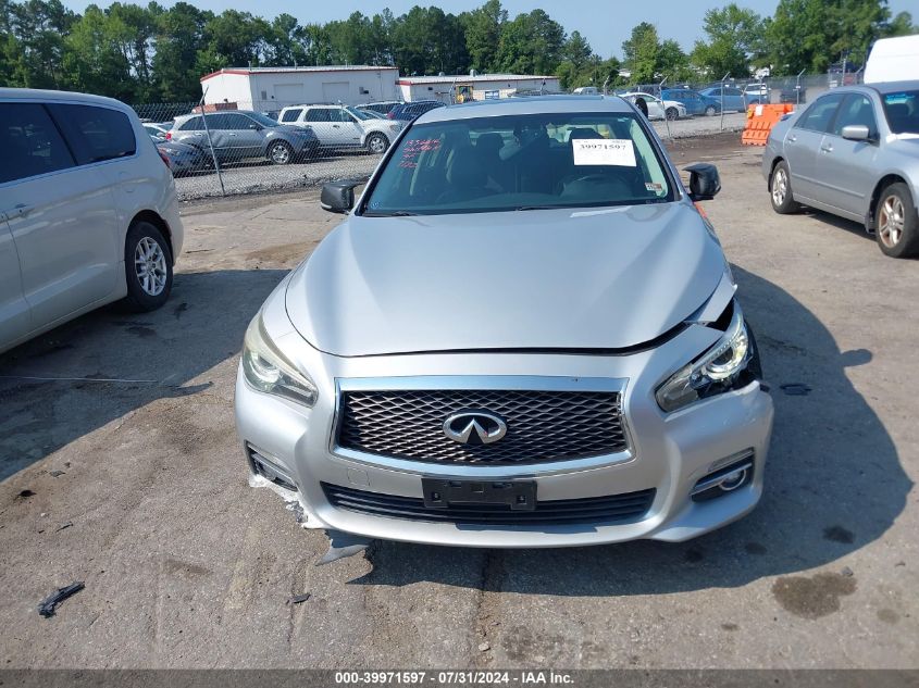 2014 Infiniti Q50 Premium VIN: JN1BV7AR7EM702853 Lot: 39971597