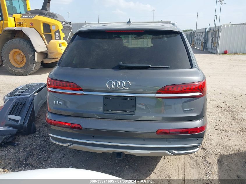 2021 Audi Q7 Premium Plus 45 Tfsi Quattro Tiptronic VIN: WA1LJAF74MD024153 Lot: 39971605