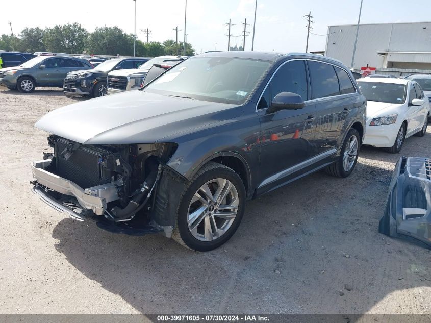 2021 Audi Q7 Premium Plus 45 Tfsi Quattro Tiptronic VIN: WA1LJAF74MD024153 Lot: 39971605