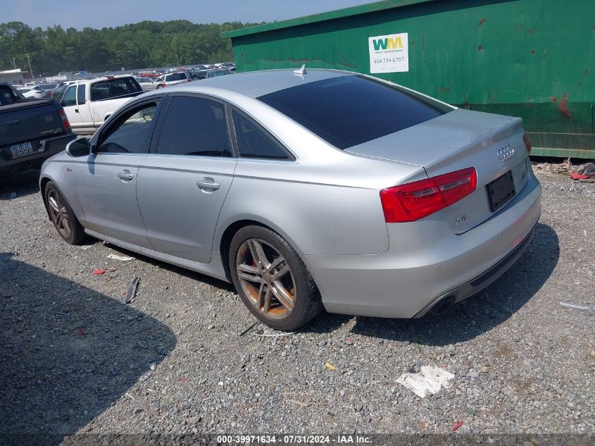 2012 Audi A6 VIN: WAUBGAFC5CN004254 Lot: 39971634