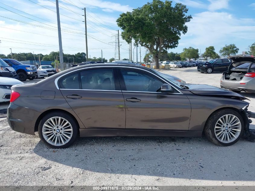 2012 BMW 328I VIN: WBA3A5C57CF344874 Lot: 39971675